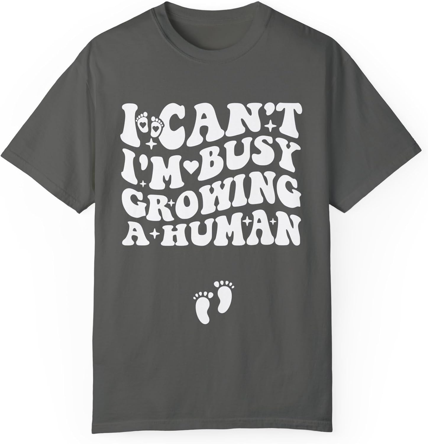 Busy Growing A Human T-Shirt - Mom to Be Shirt - Pregnancy Announcement Shirt - Expecting Mom Gift, Maternity Tee, Pregnancy
