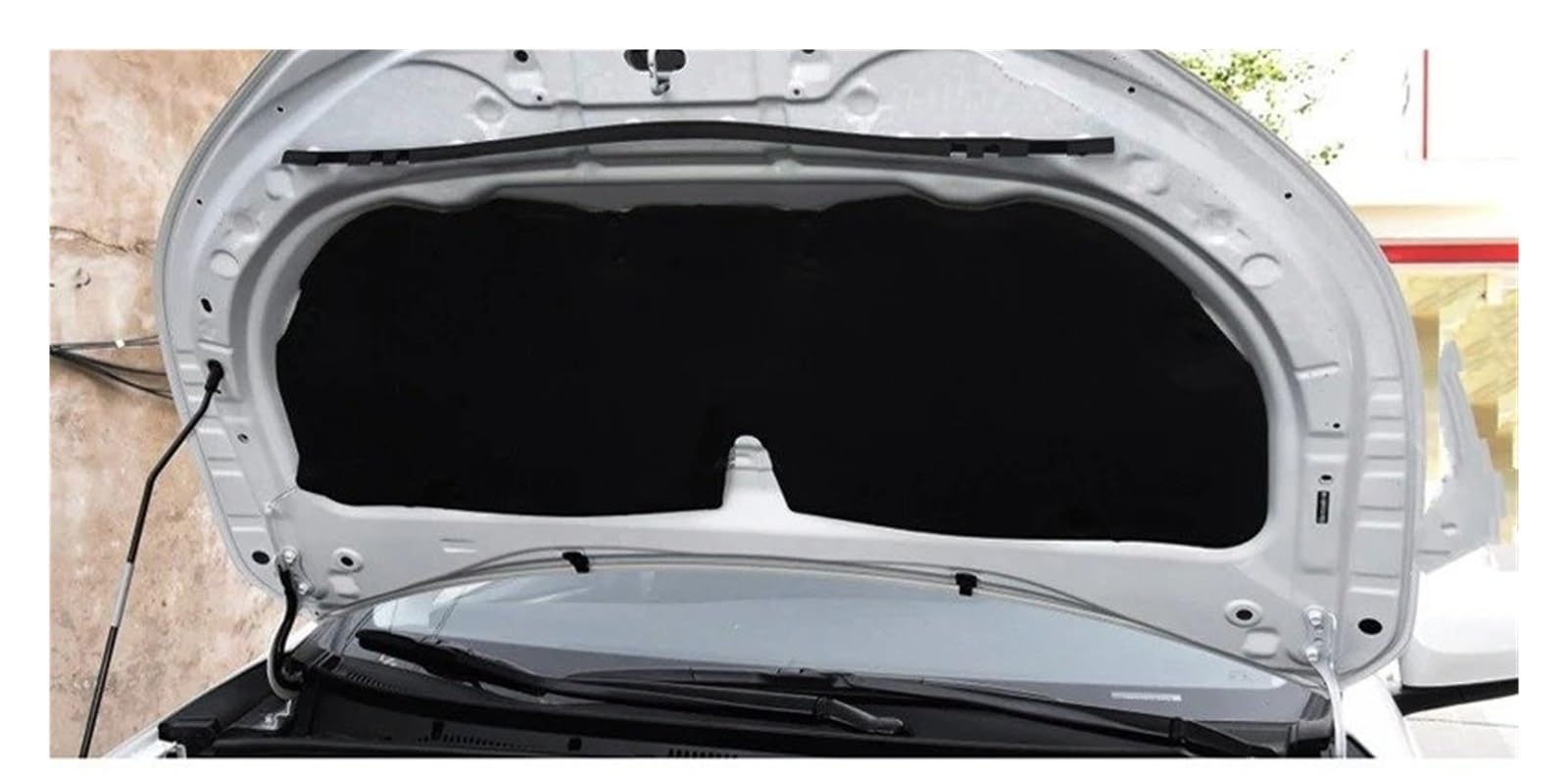 Lhdktee 2014-2018 Car Heat Sound Insulation Cotton Front Hood Engine Firewall Mat Pad Cover For Toyota For Corolla For Sedan 2007 - 2009 2010 2011 2012 2013 2018 2021 Engine Insulation Pad
