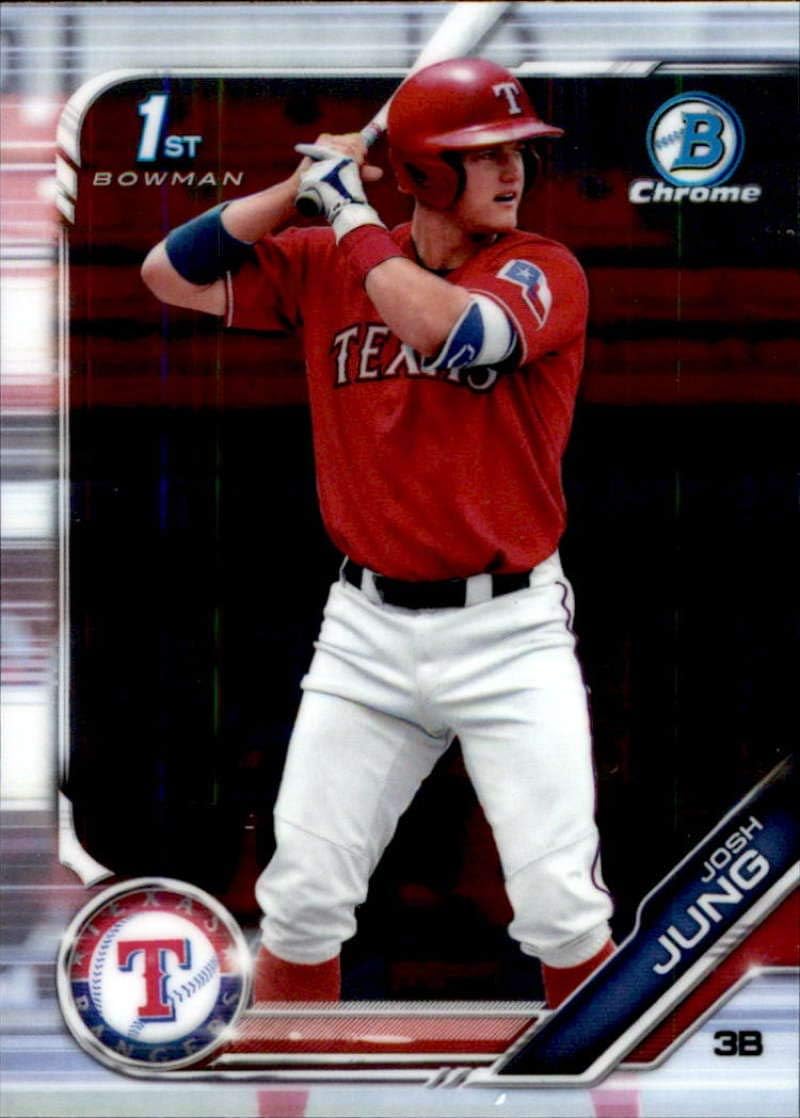 2019 Bowman Draft Chrome#BDC-7 Josh Jung Texas Rangers Baseball Card