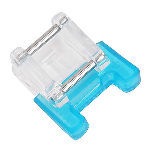 DREAMSTITCH 200136002 Snap On 7mm Button Sewing On Presser Foot for Babylock, Elna, Janome (NewHome), Pfaff Sewing Machine ALT:395719-78, 802406000, 200136024, 802406011-200136002