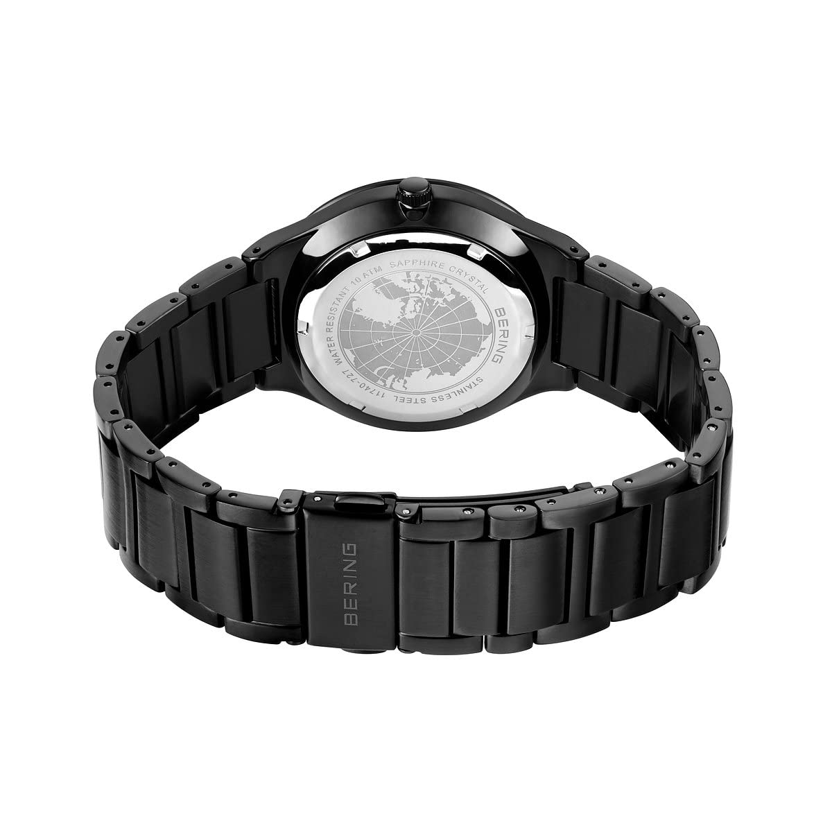 BERING Herren Uhr Quarz Movement - Classic Collection mit Edelstahl und Saphirglas 11740-727 - 10 ATM