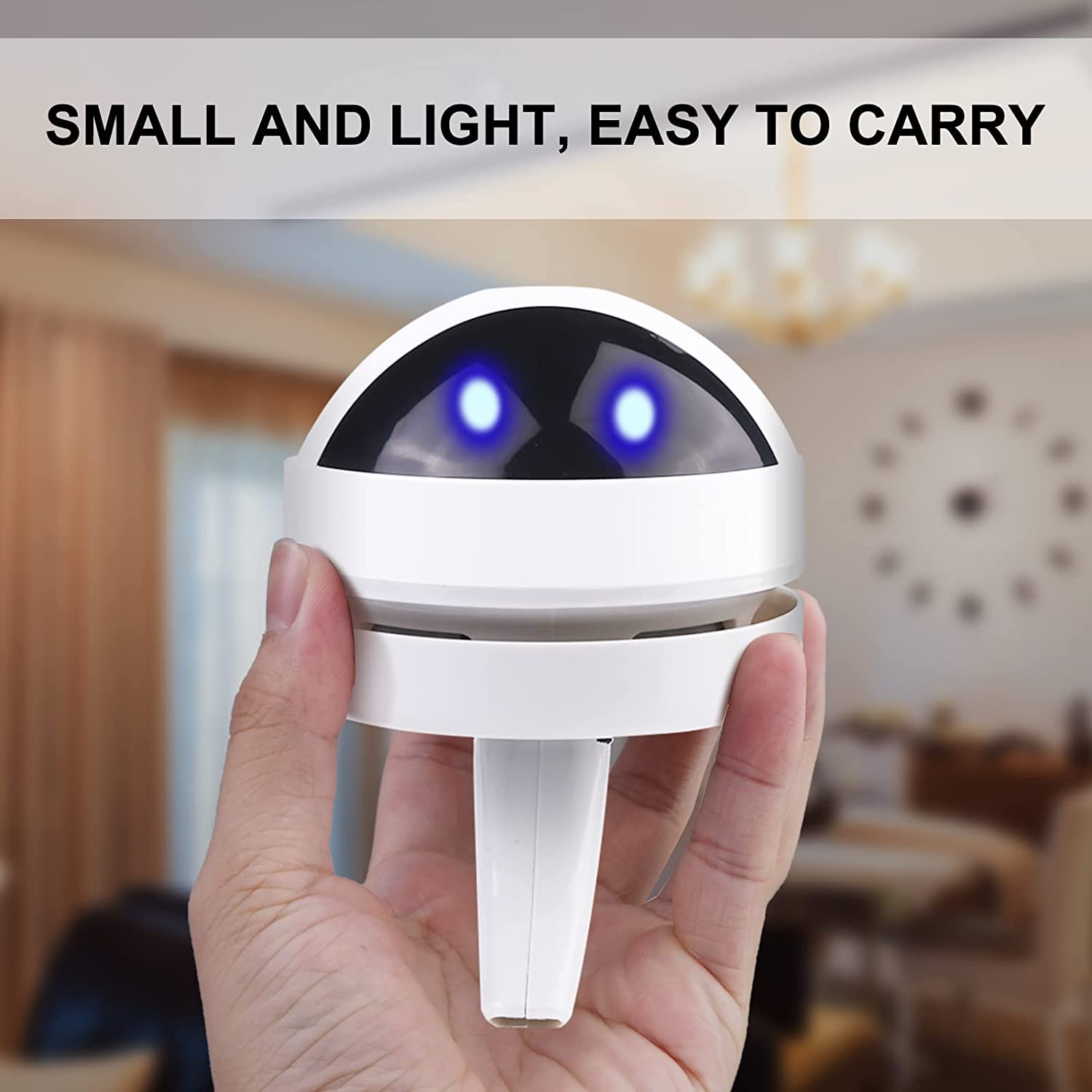 Molbory Aspirador portátil inalámbrico mini aspirador de mesa de alta potencia de succión limpiador de polvo con 120 minutos de tiempo de funcionamiento, recargable por USB para escritorio, escuela,
