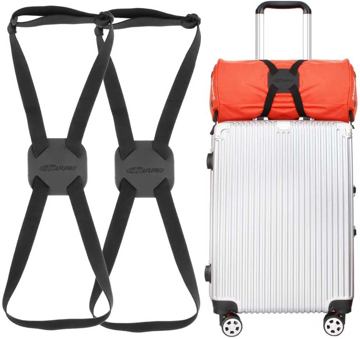 GUANJUNX Luggage Straps for suitcases, Bag Bungees Travel Accessories Belt