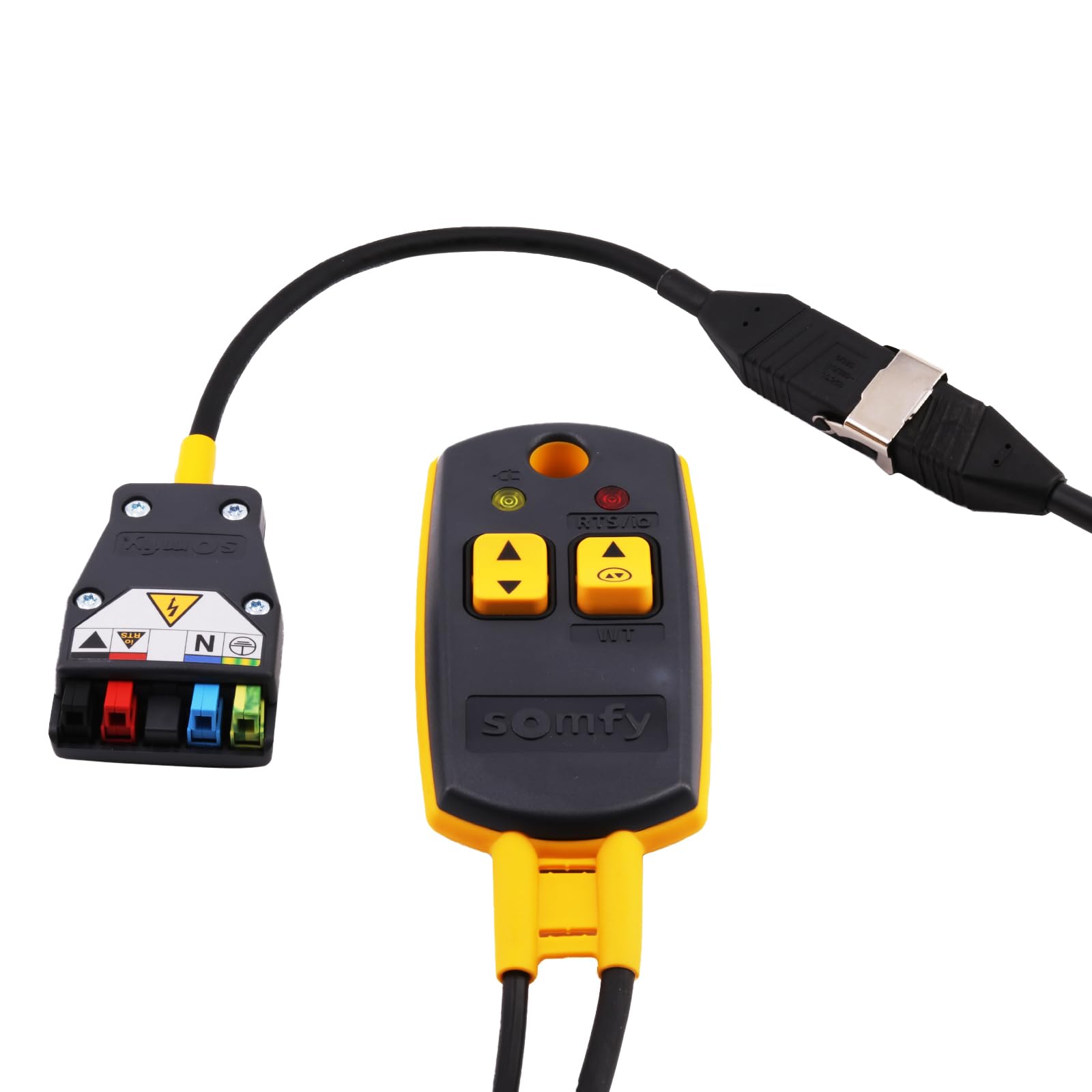 Einstellhilfskabel für Somfy Rollladenmotoren Universal Einstellkabel, Setzkabel, Einstellhilfsschalter für Rolladenmotor Rohrmotor