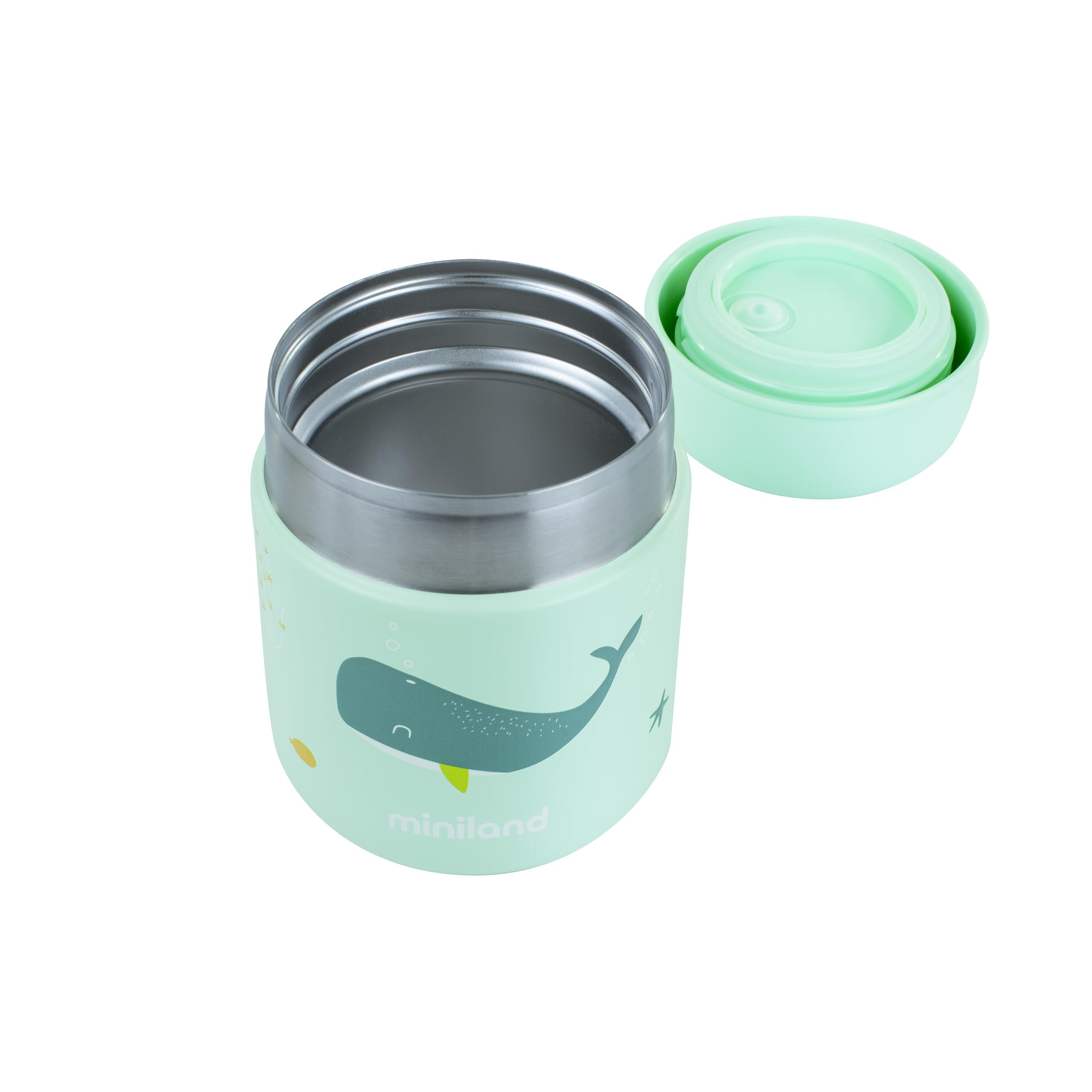 Miniland Thermos Bebè Alimenti 280ml Acciaio Inox Doppia Parete