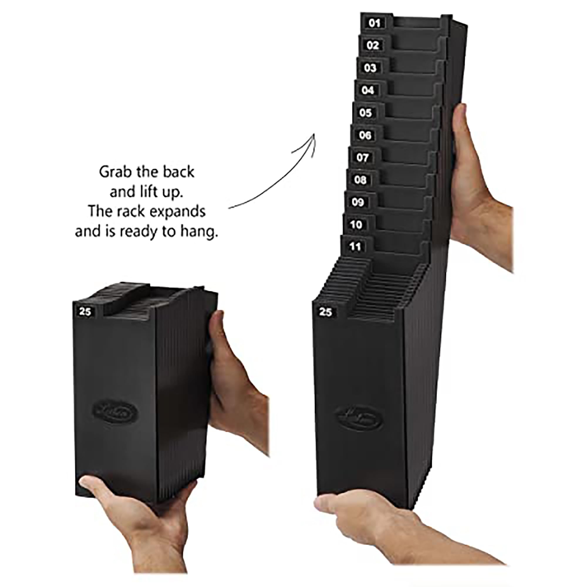 Amazon.com : Lathem Time Card Rack Expandable System, 25 Pockets