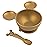 Bumkins Disney Baby Bowl, Silicone Feeding Set with Suction for Baby and Toddler, Includes Spoon, First Feeding Set, Essentials for Baby Led Weaning for Babies Eating 4 Months Up, Minnie Mouse Gold