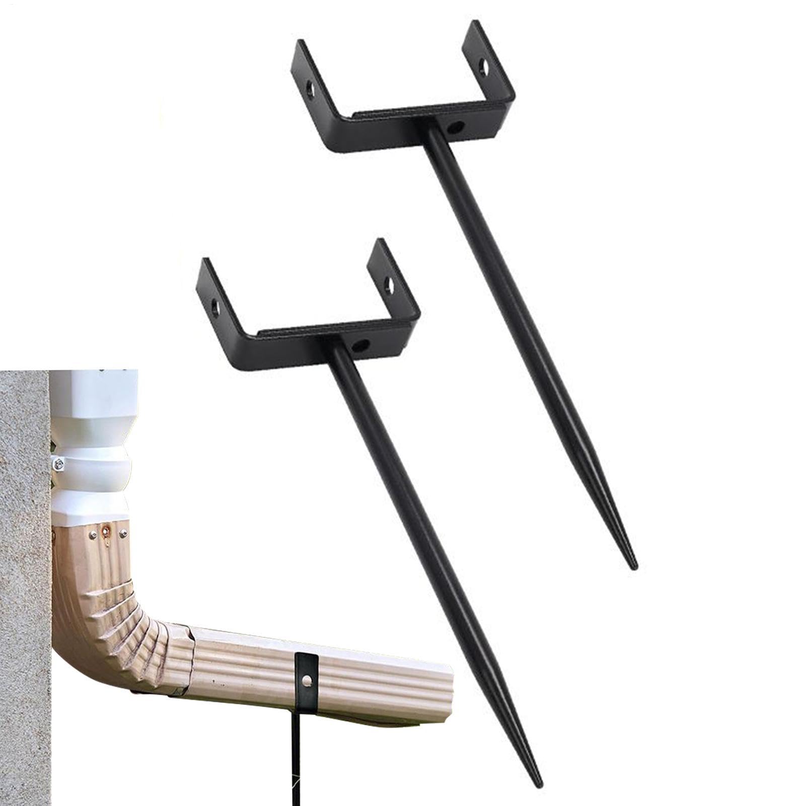 Support de tuyau pour puits lumineux et cave sans encombrement