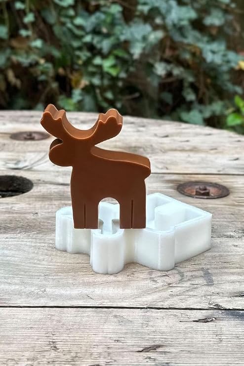 Rufus Concept Geyik 2D Mum Kalıbı (Silikon) (1 Adet)