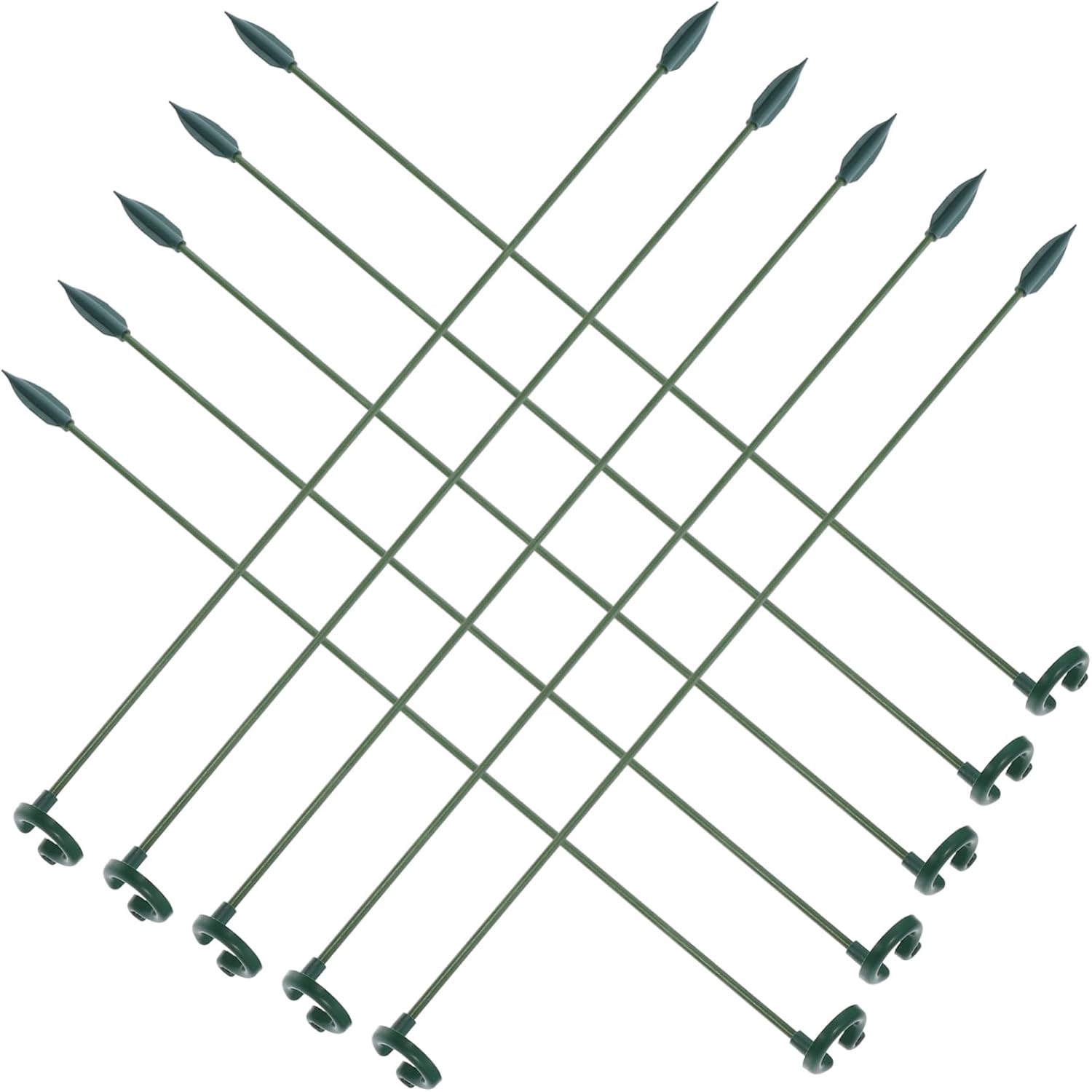Toddmomy 4sets Indoor Plant Stake Holder Plant Support Stakes for Indoor Small Potted Support Garden 10pcs*4