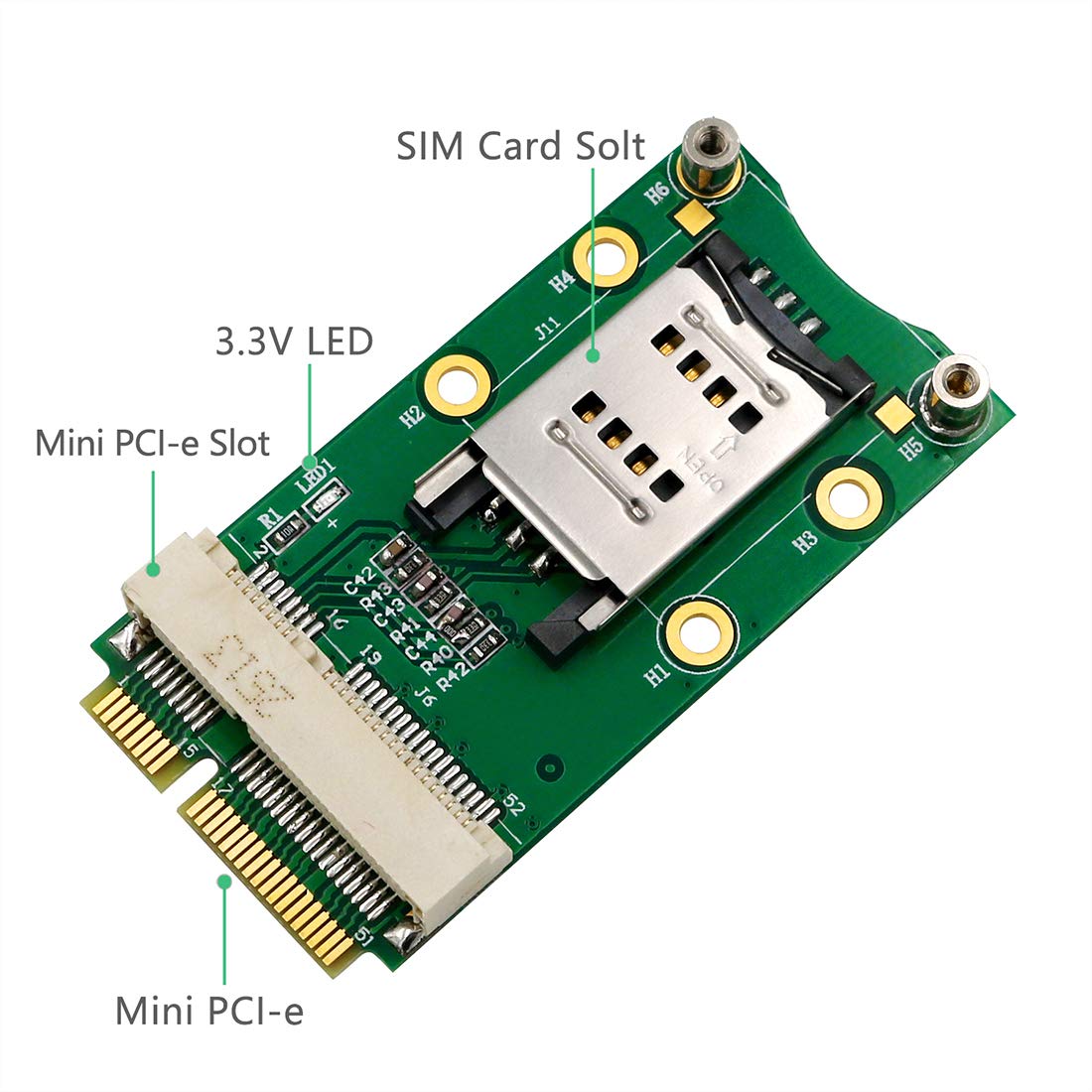 Amazon | JMT 3G 4Gモジュール用のオプションのSIMカードスロットを