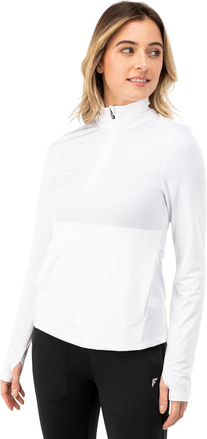 Franklin Sports Womens Women's 1/4 Zip Pullover Top