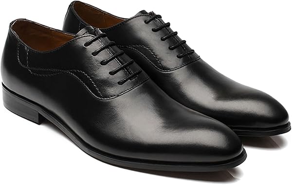VSUDO Lacets Ronds Cirés pour Chaussures de Ville pour Homme et Femme, Diamètre 2.5mm Fins pour Bottes Derby et Brogue, Bottines et Chaussures de Business - 3