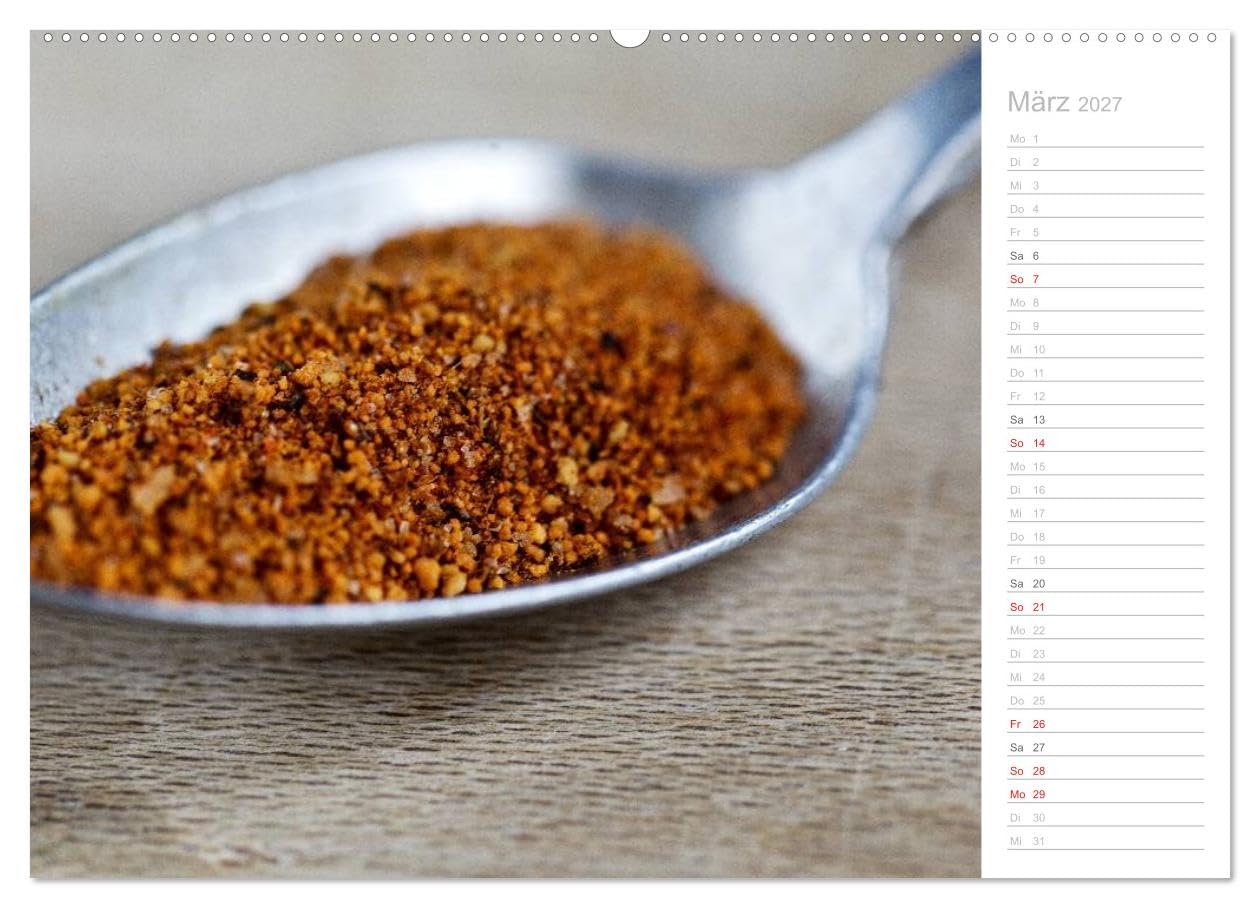 CALVENDO - Küchenkalender 2027 (Wandkalender 2027 DIN A2 quer), Monatskalender: Schöner Terminkalender mit Küchemotiven