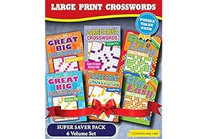 KAPPA Super Saver: Large Print Crossword Puzzles for Seniors
