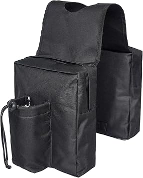 ATV UTV Tank Top Saddle Bag Motorcycle Storage Rear Pack Bag Black, 21x28x26cm