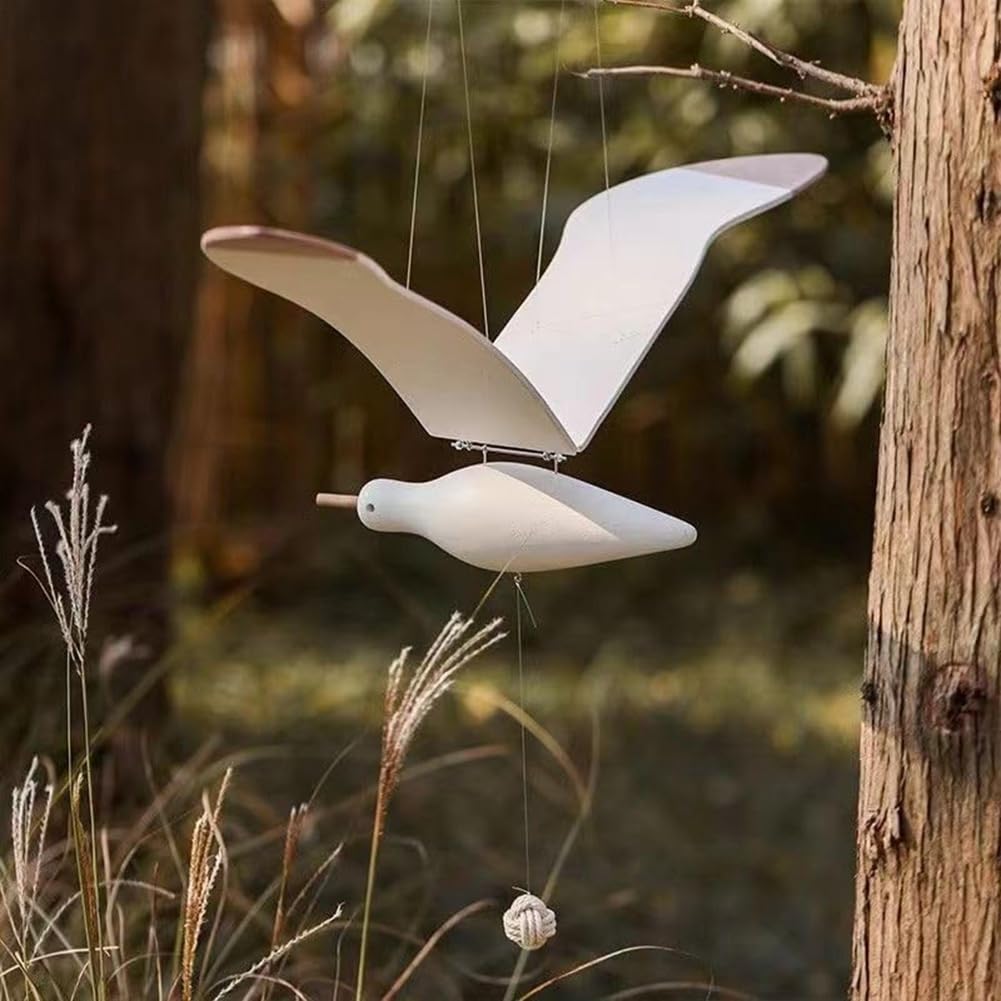 Fliegende Möwen zum Aufhängen, Flügel, Fliegende Möwe, Deckenanhänger, Einzigartige Heim- und Nautische Wanddekoration, Langlebiges