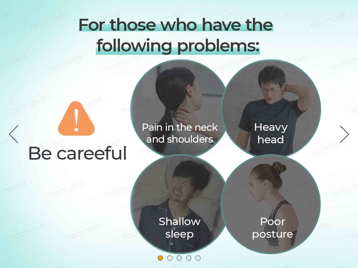 Cervical Neck Traction Brace with 10-Level Adjustable Support, Posture Corrector for Neck Pain & Stiffness Relief, Lightweight with Heat Pad, Home/Office Use