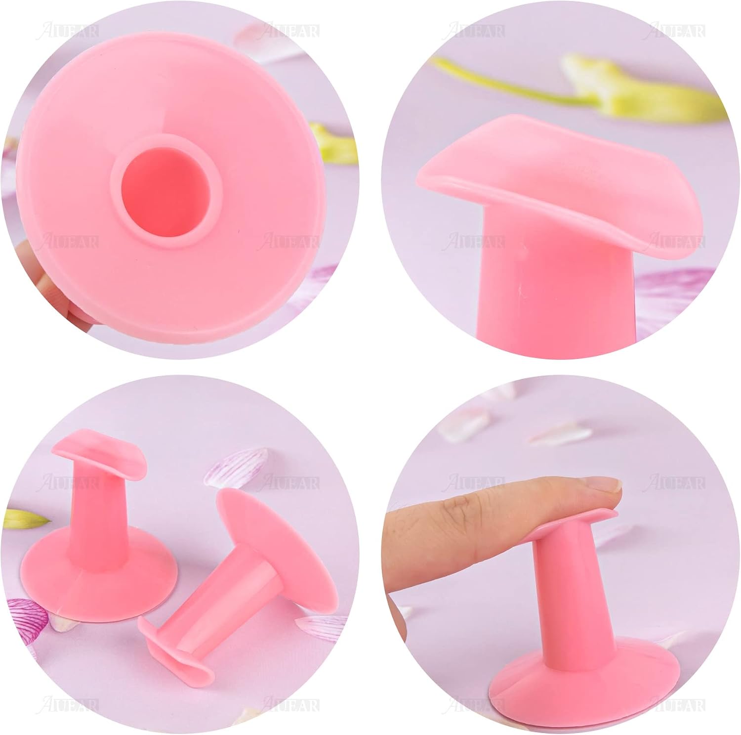 AUEAR, 10 Pack Plastic Finger Stand Support Rest Holder for Nail Art Design Painting Salon