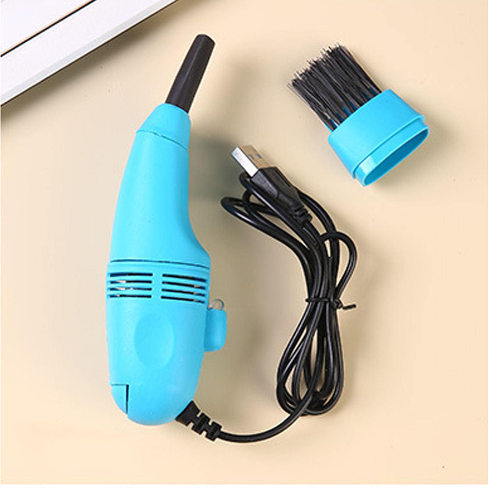 Keyboard Vacuum, Durable Portable Computer Vacuum Cleaner for Laptop, Blue