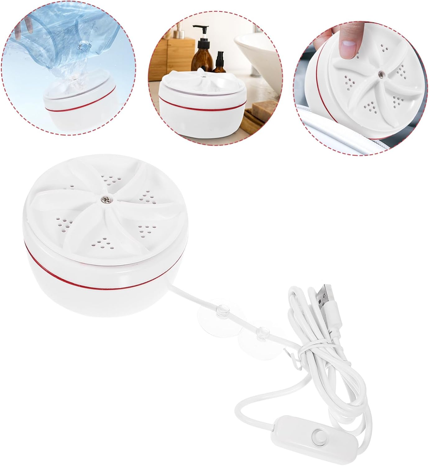 USB Mini Clothes Washer 30w Portable Turbo for Travel