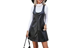 Wondrous Leather Overalls for the Fashion-Forward Woman