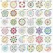 36 Pack Mandala Dot Painting Templates Stencils Perfect for DIY Rock Painting Art Projects (3.6x3.6 inch)