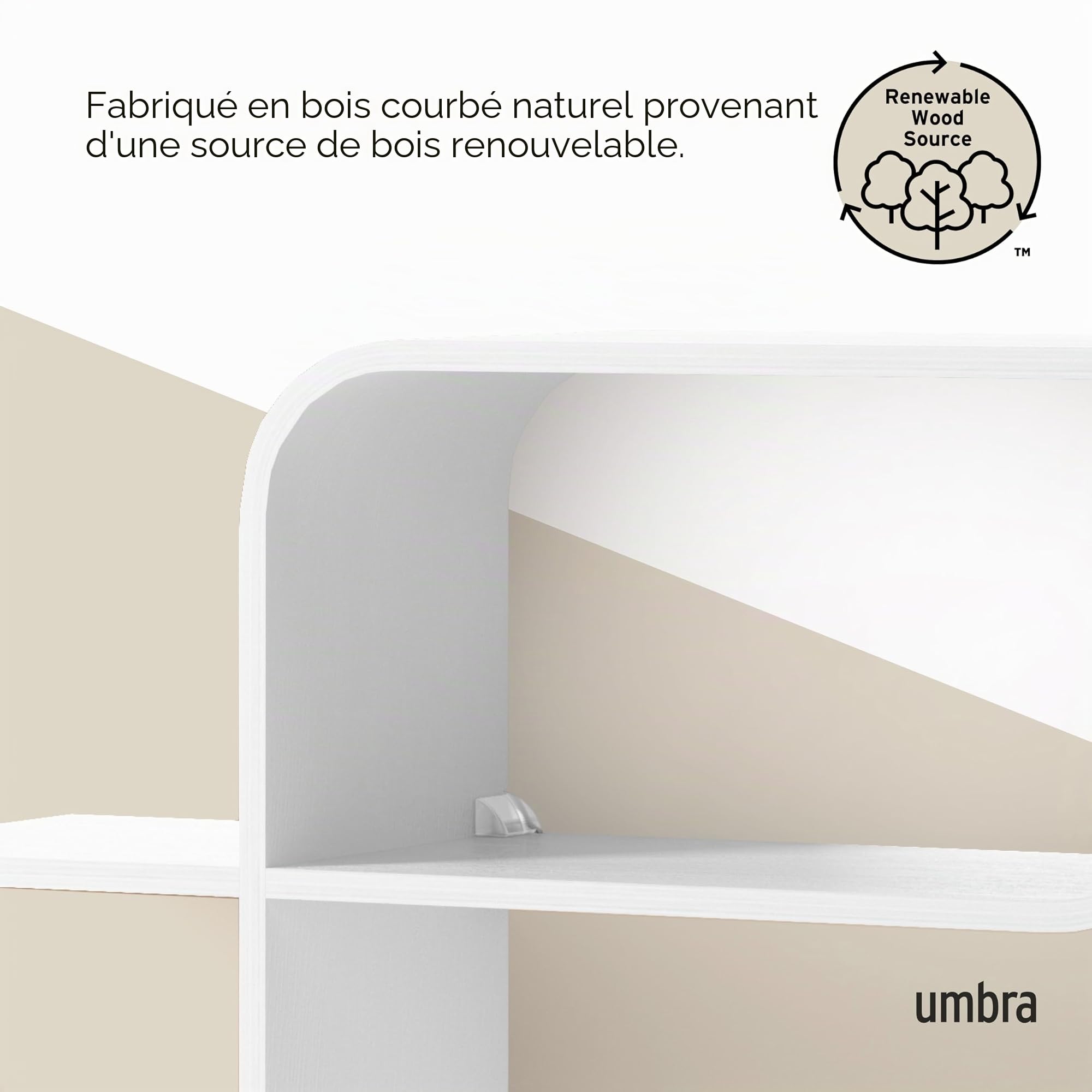 Umbra Montage – Étagère murale, Blanc