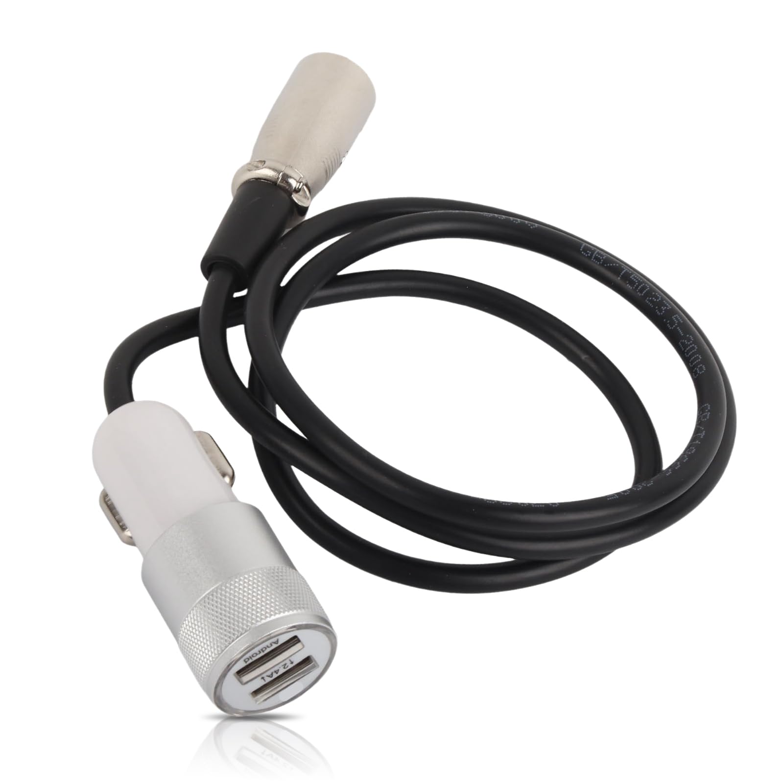 Cargador Para Silla De Ruedas Eléctrica, Cargador De Scooter De Movilidad USB 1 Para 2 Cable USB Universal De Carga Rápida De Aleación De Zinc Para Vehículos Pequeños Y Scooters Movilidad Eléctrica