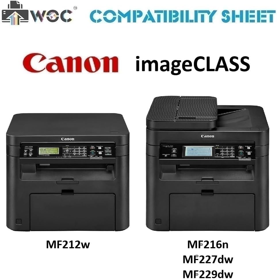 WOC Compatible Toner Cartridge Replacement for Canon 9435B001AA (CRG-137) (Black) for Use in imageCLASS MF-212/216 / 227/229
