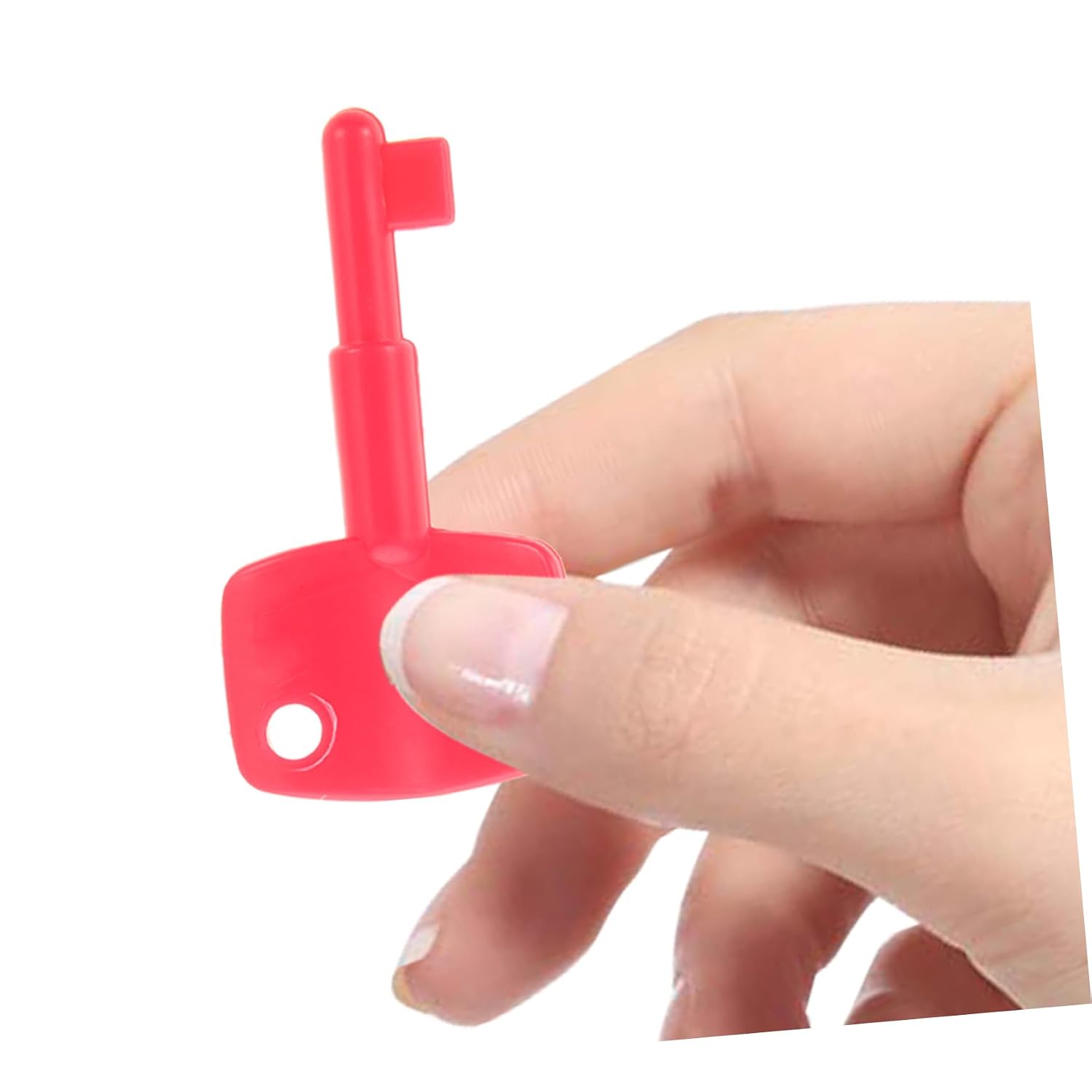 20pcs Plastic Reset Keys for Emergency Button, Red