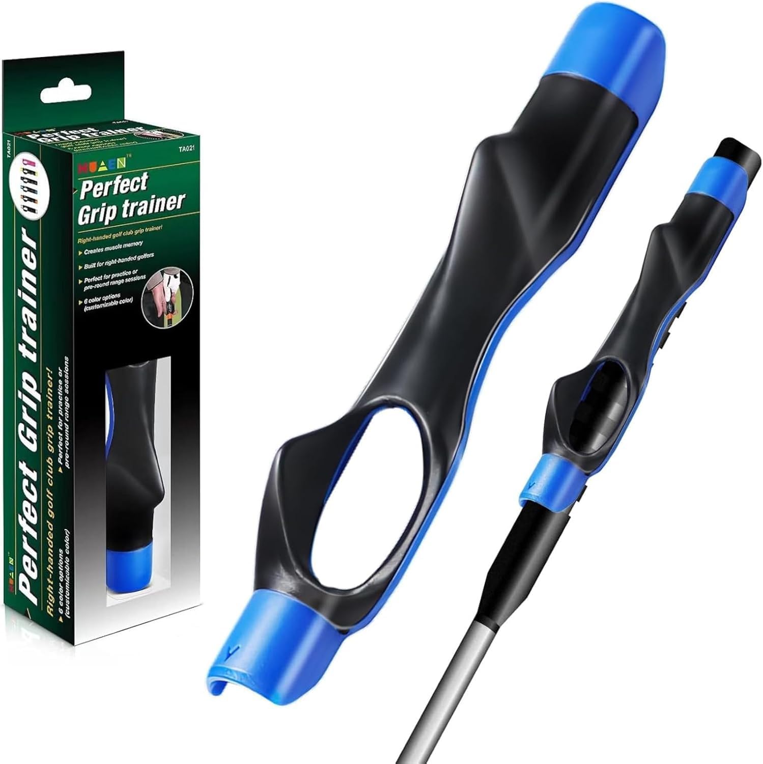 IEKEODI Golf Grip Trainer Golf Club Grips Golf Training Aid Grip Trainer Golf to Help Train Correct Hand