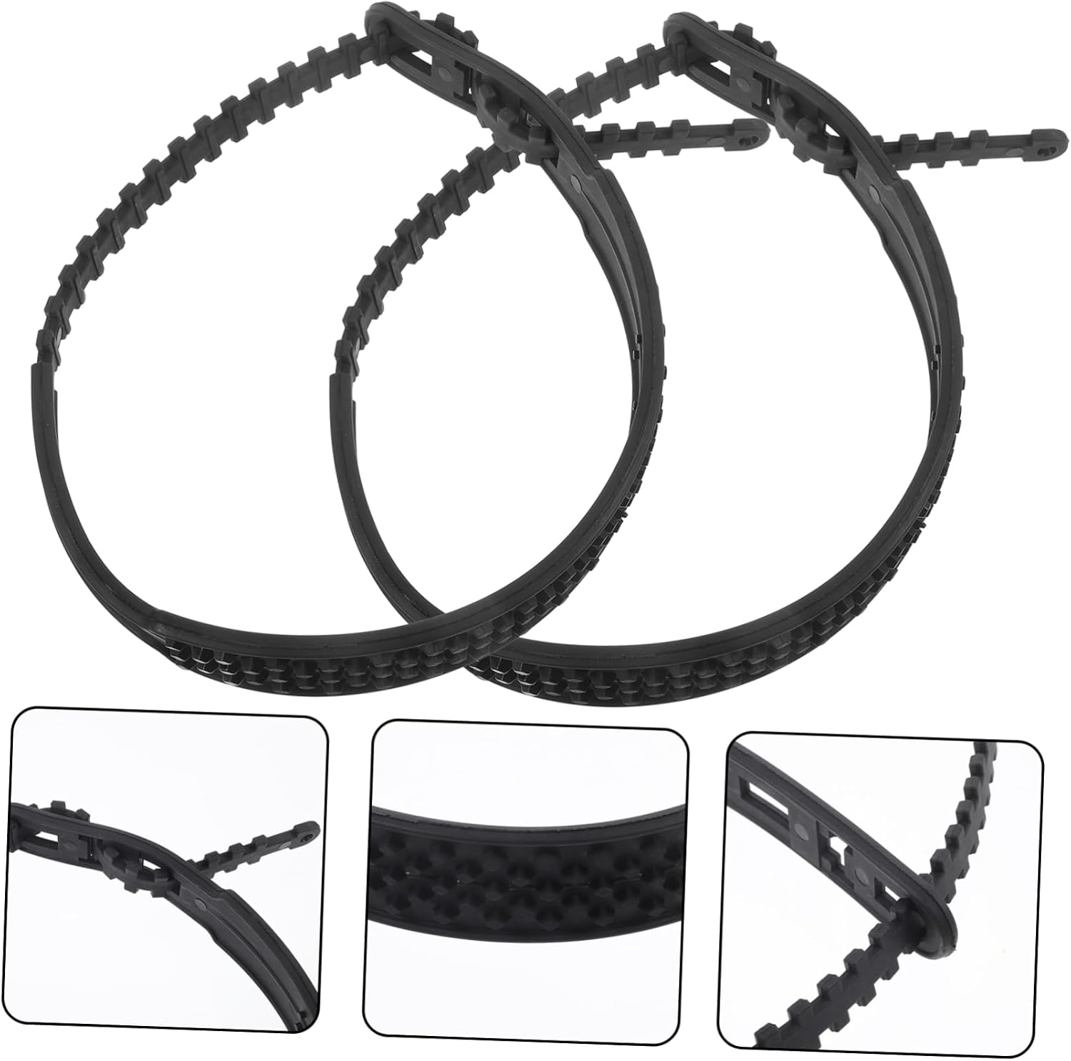 Generic 5pcs the chain tires chains snow cables for car tires wheel chain winter snow chains tire snow chains cable snow cables for tires Pickup trucks car tire Polyurethane tpu, 85.50X4.00X0.50CM