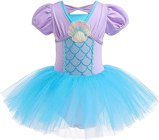 MYRISAM Princess Leotards for Girls Ballet Dance Tutu Skirted Ballerina Dress Birthday Fancy Party Halloween Costumes