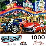Rollerskate Drive-in Diner by Edward Wargo 1000 Piece Puzzle