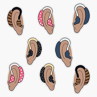 Magnet Hearing impaired Hearing aid Pack Magnetic Vinyl Sticker 5"