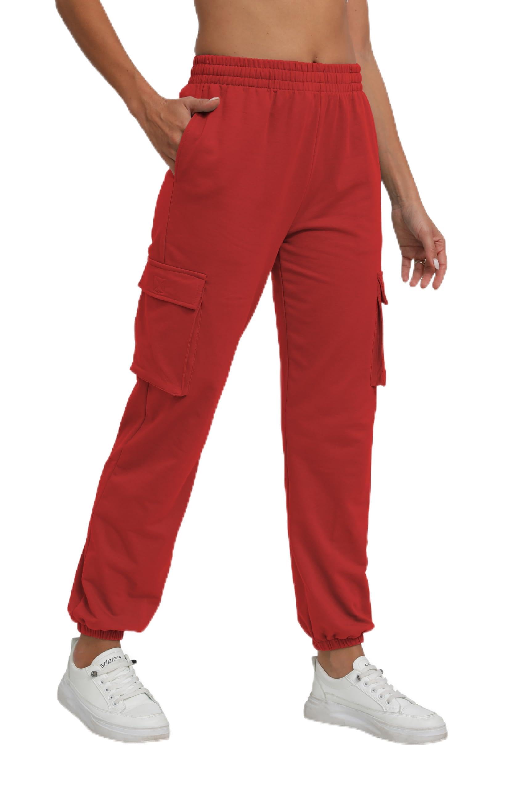 Women's High Waisted Cargo Pants Comfortable and Stylish Baggy Sportswear for Every Occasion Daily Wear Jogging Gym