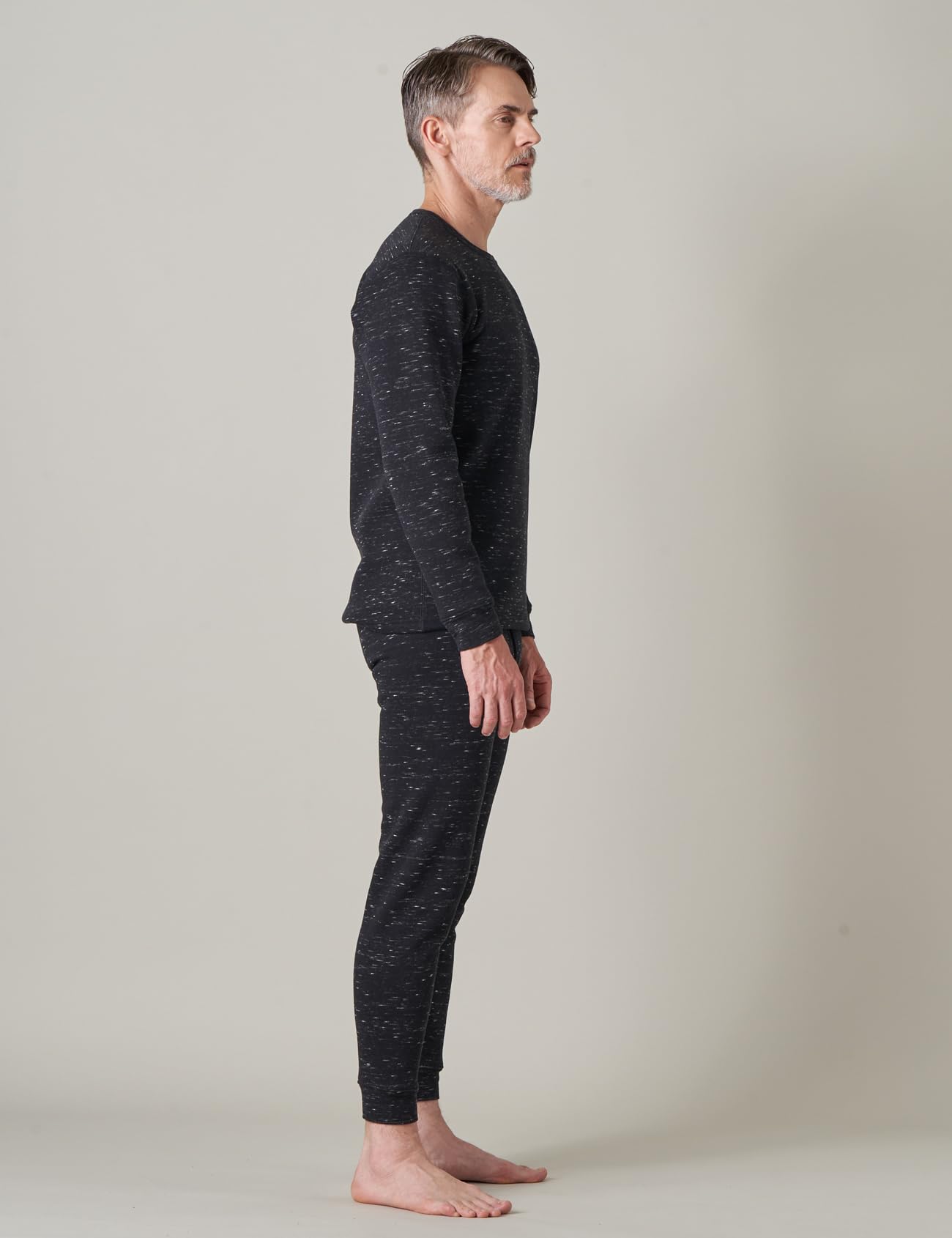 LAPASA Uomo Completo Termico Ultra-Pesante Set Maglia a Maniche Lunghe e Pantaloni Fleece Freddo Estremo M63