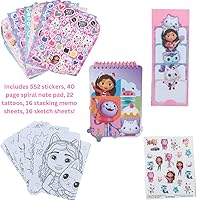 Vista 4 de Innovative Designs Gabby's Dollhouse Juego de Arte para Niños de Creatividad Divertido para Colorear, Pintar y Manualidades