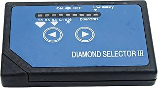 Professional Testing Device, Handheld Gemstone Verification Tool with Led Display, Battery-Operated Jewelry Analyzer for Jewelers