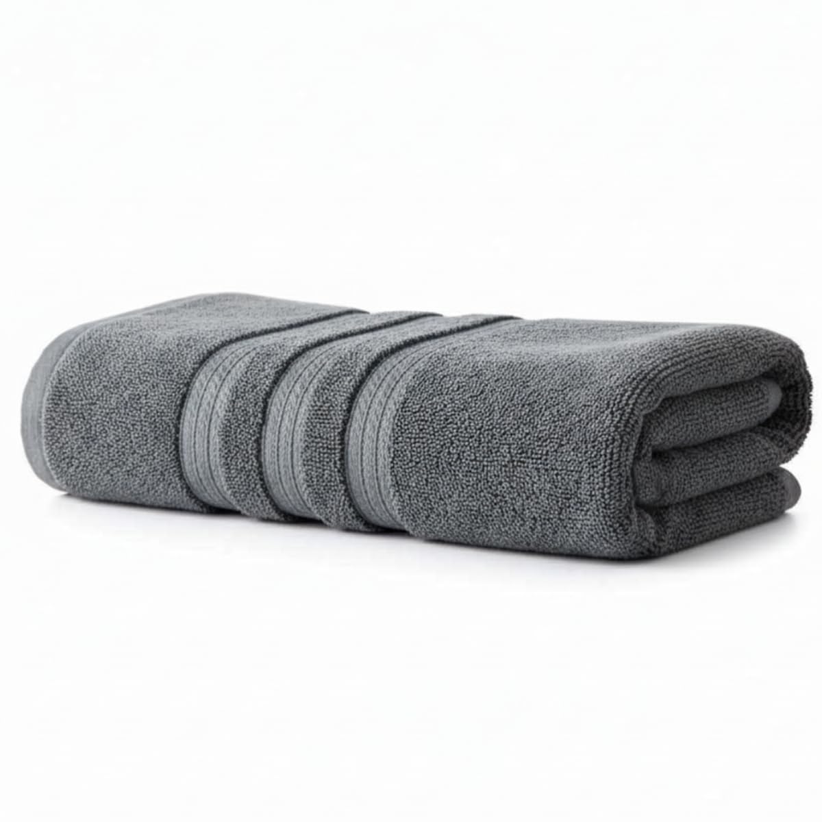 DIVINE OVERSEAS Premium Luxury Bath Towel for Men – Extra Large 30x60 Inch, Grey | 700 GSM 100% Pure Cotton Zero Twist | Super Soft, Highly Absorbent & Quick Dry Hotel Quality Big Size Bath Towel