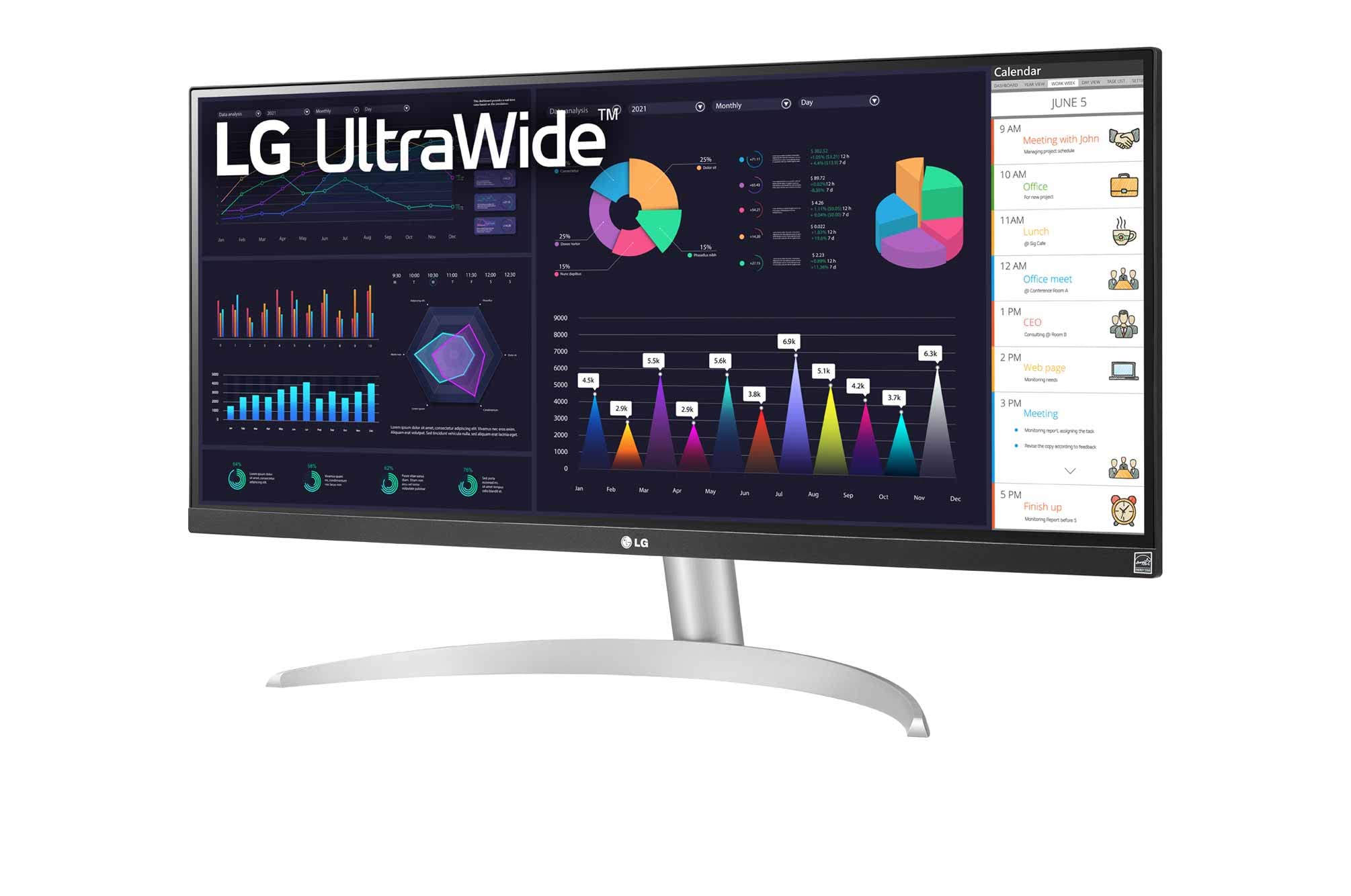 LG 29WQ600-29 inches FHD IPS ultrawide monitor, 100Hz / 5ms