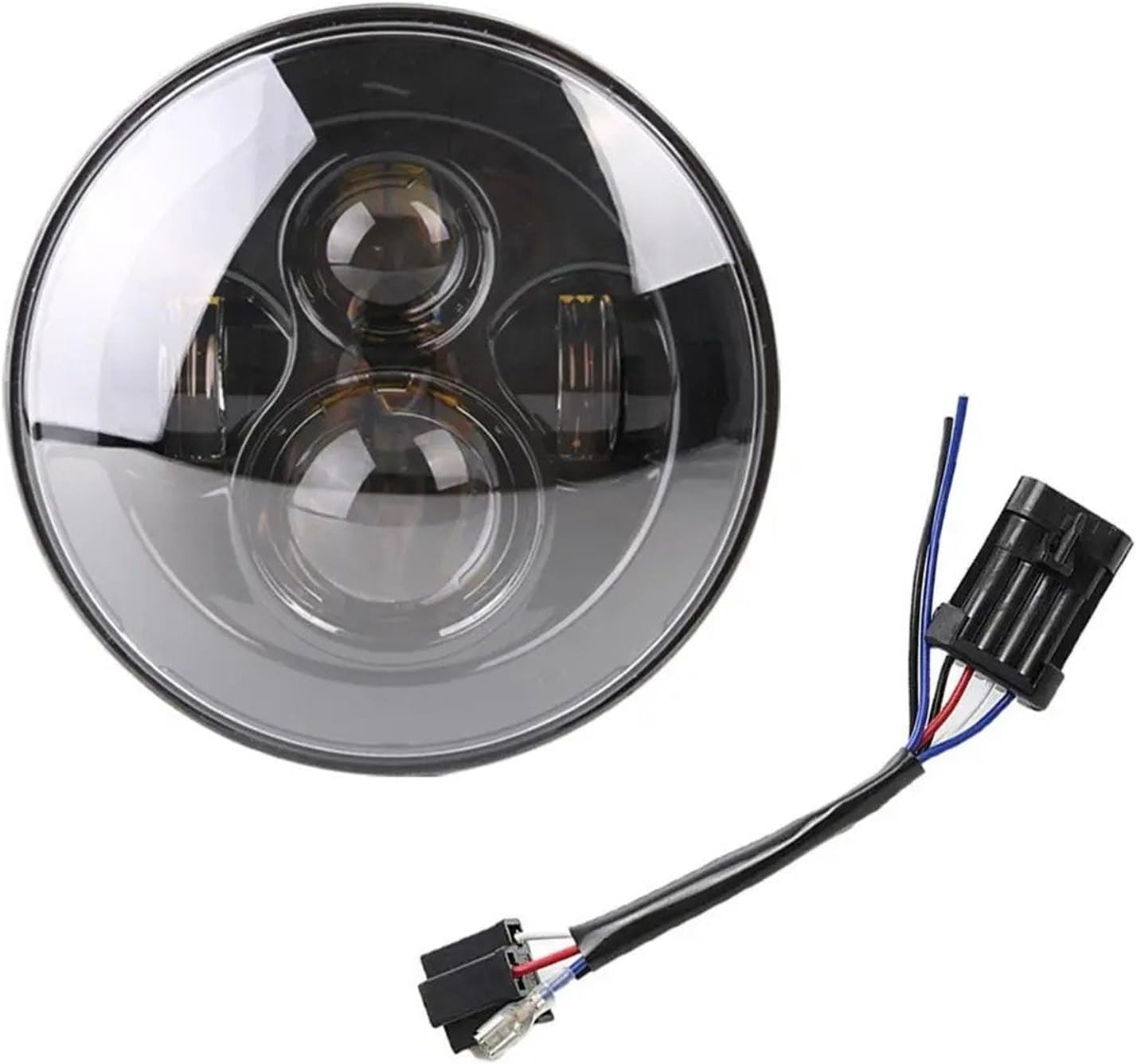バイクヘッドライト バイクライト エレクトラ用 グライド用 ソフテイル用 ファットボーイ用 ツーリング用 7インチモーターLEDヘッ