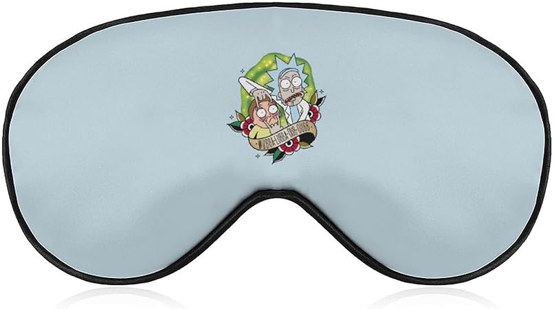 Amazon リック アンド モーティ アイマスク 目隠し 睡眠用 夏用 圧迫感なし 男女兼用 安眠マスク 軽量 遮光 眼精疲労軽減 光を完全に遮断 昼寝 旅行 肌触り 柔らかい 水洗い 調節可能 かわいい 人気 Cnoney アイピロー アイマスク