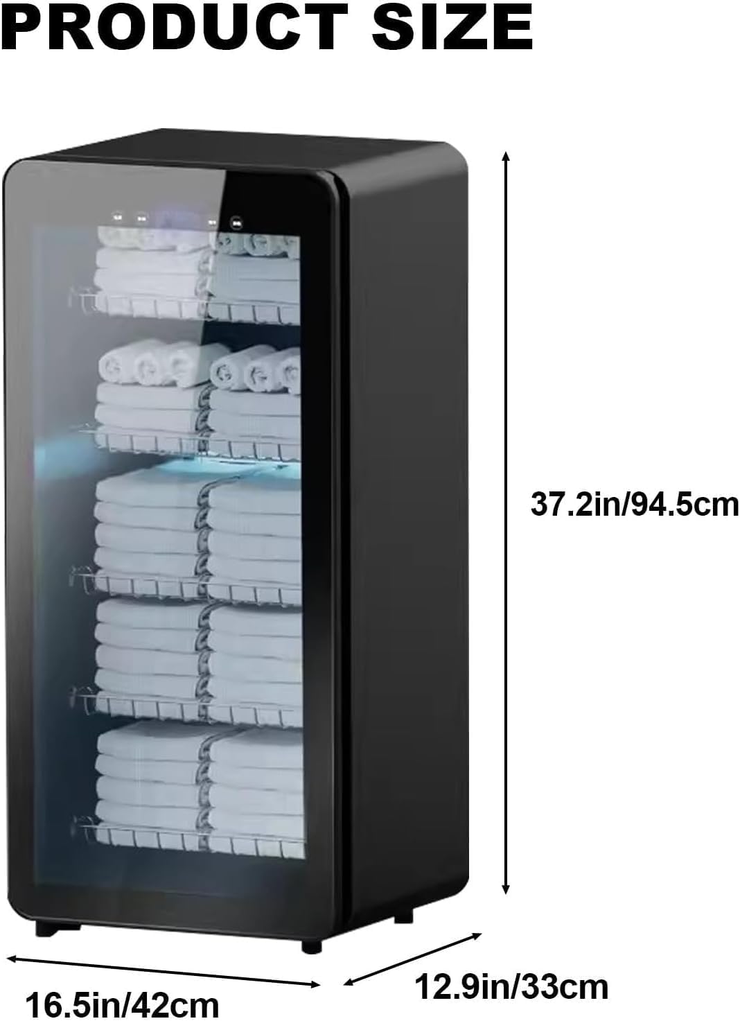 Hot Towel Warmer, Towel Heater, Disinfection Cabinet, Multiple Sizes, for Bathroom, for SPA, Barbershop, Hotel(Size:Small)