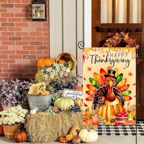 Haonefect THANKSGIVING 001 Happy Thanksgiving Flag thumb #5