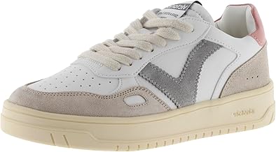 Victoria Unisex Low Top Trainers Only Leather Effect & Coloured Parts & Split Leather Contrast 1257101 for Adults