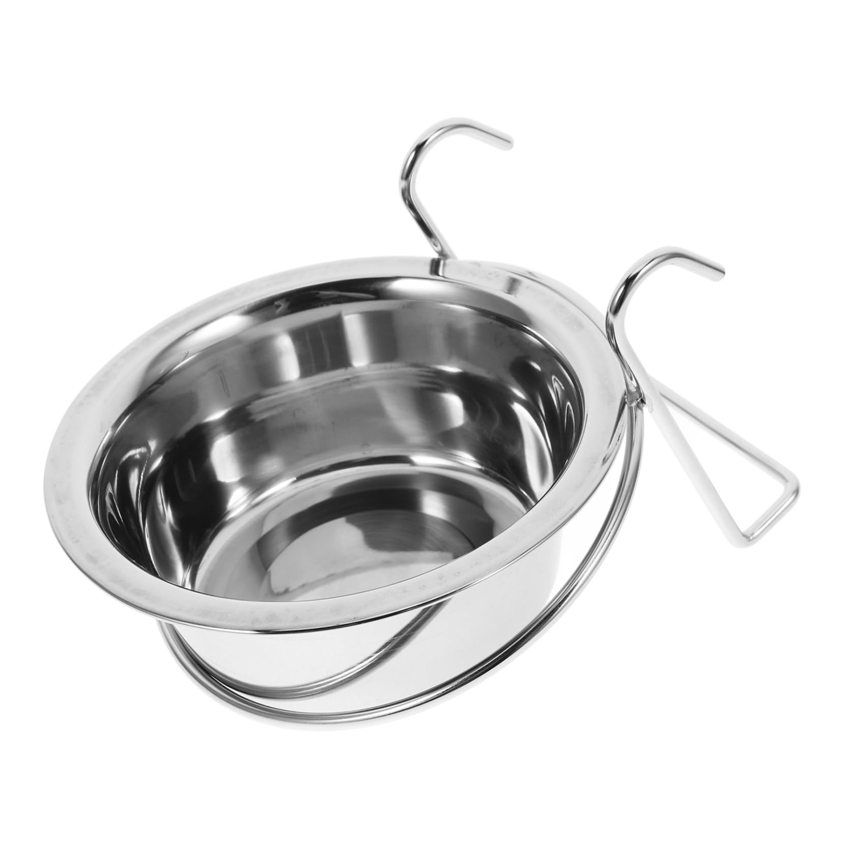 SUPVOX Dog Standing Food Bowl Raised Pet Feeder Stainless Steel Cat Bowl Kitten Food Pet Feeder