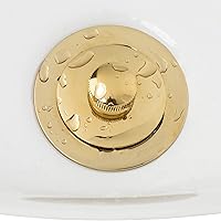 Vista 4 de Artiwell Push & Lock - Juego de molduras para bañera con placa frontal de desbordamiento de un solo orificio, kit de conversión de bañera con barra