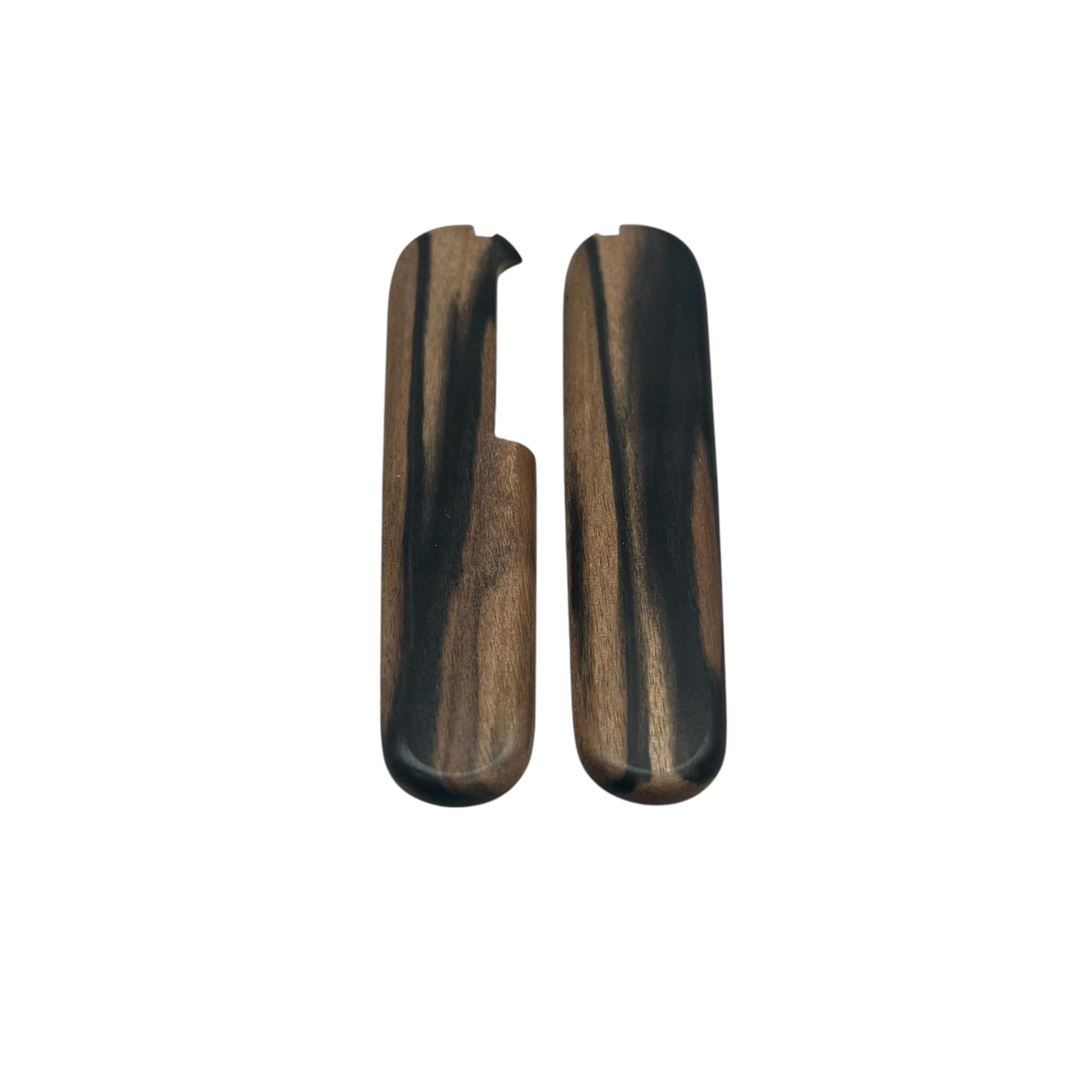 Plaquettes De Rechange En Bois Précieux Bocote Pour Couteau Suisse Victorinox 91mm - Compatible Spartan, Huntsman, Etc.